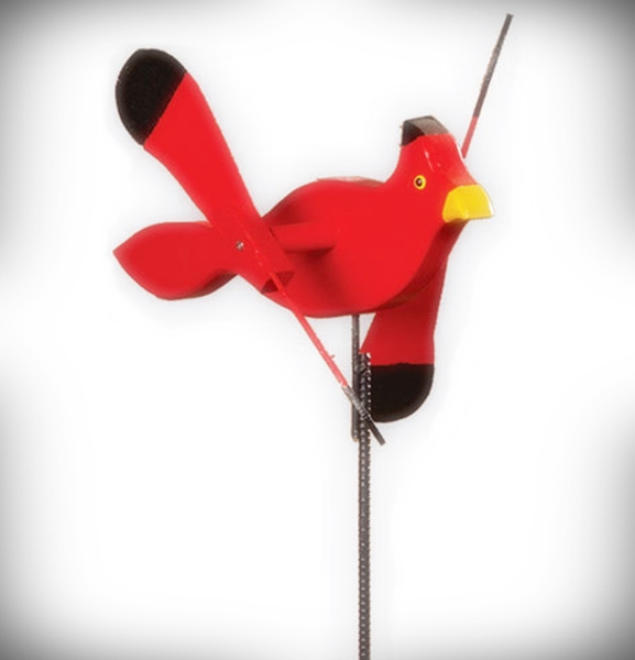 Whirly Bird Cardinal Spinner